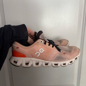 On Running Women's Sneakers in Pink and Black